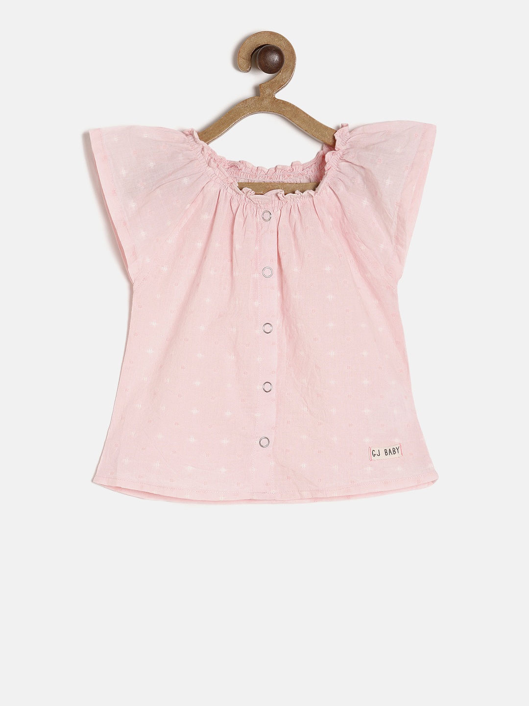 

Gini and Jony Girls Pink Printed A-Line Top