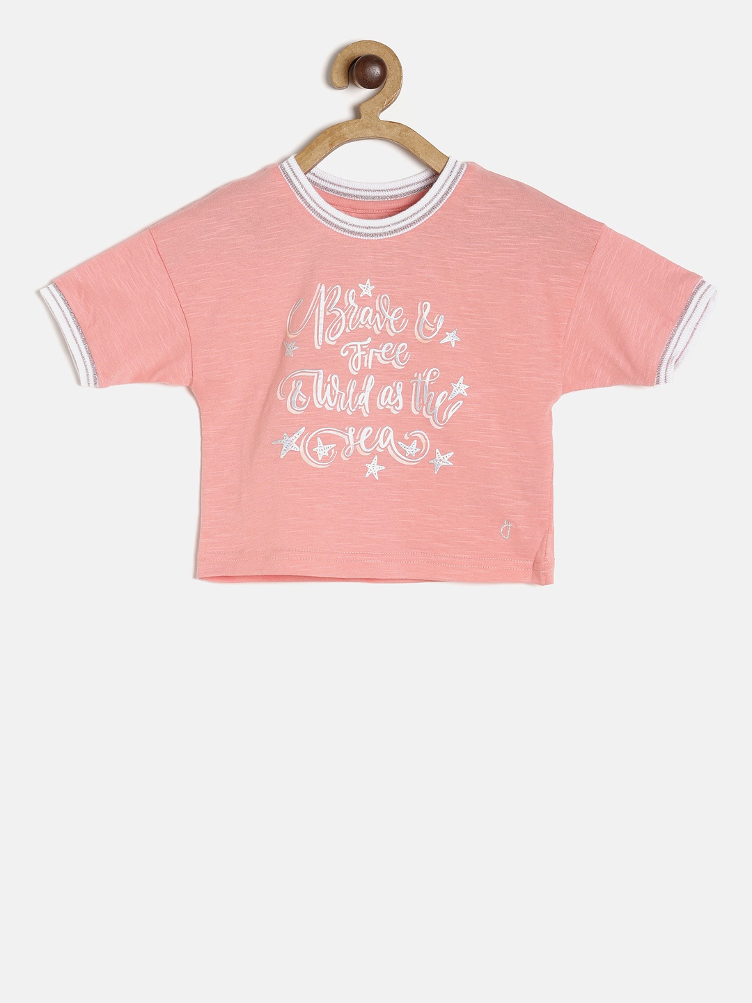 

Gini and Jony Girls Pink Printed Top