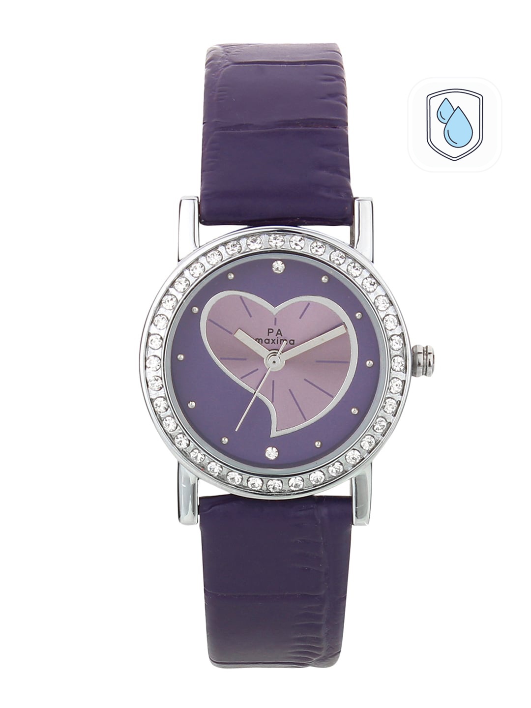 

maxima Women Purple Analogue Watch 30170LMLI