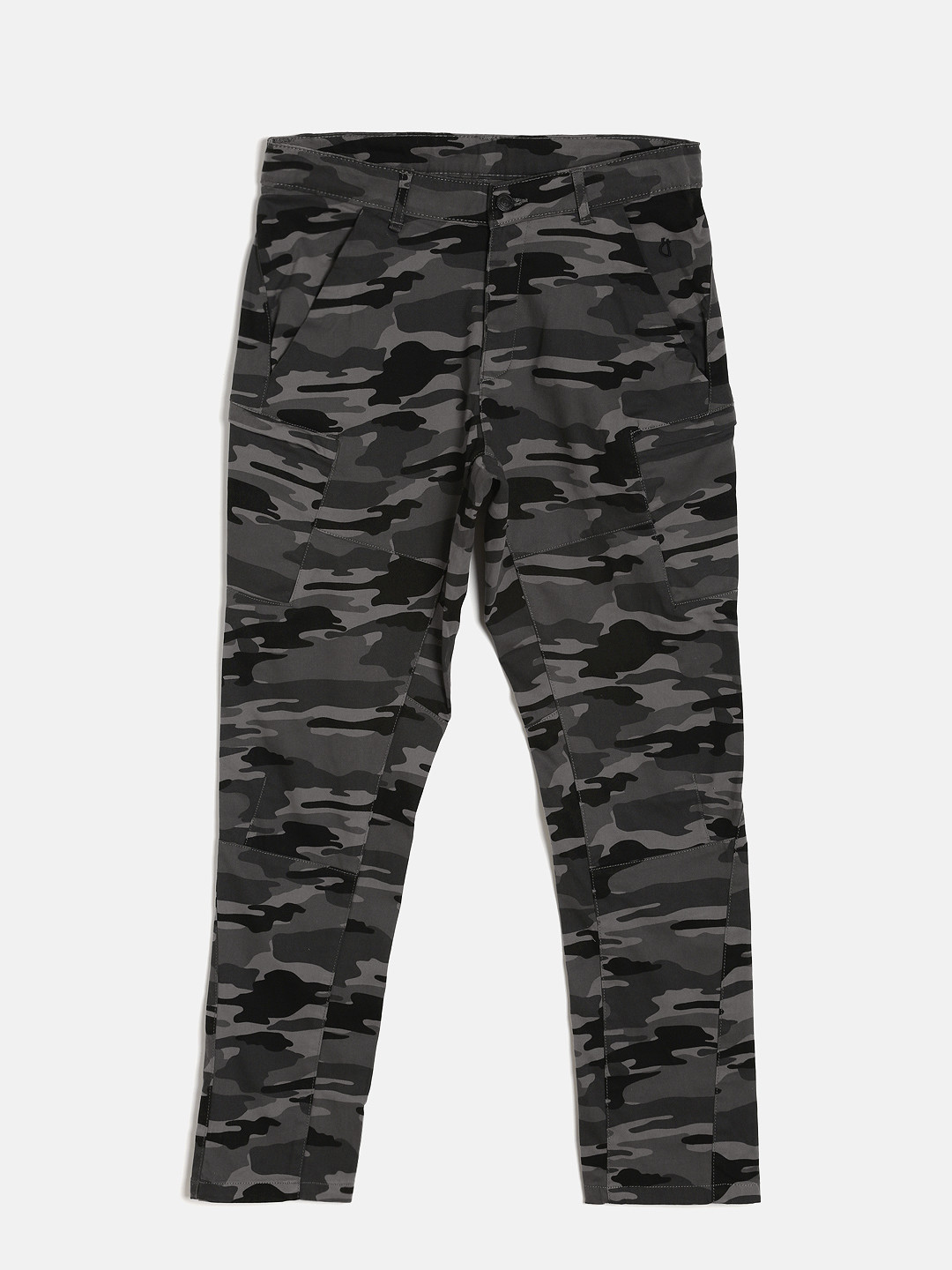 

Gini and Jony Boys Multicoloured Slim Fit Printed Regular Trousers, Multi