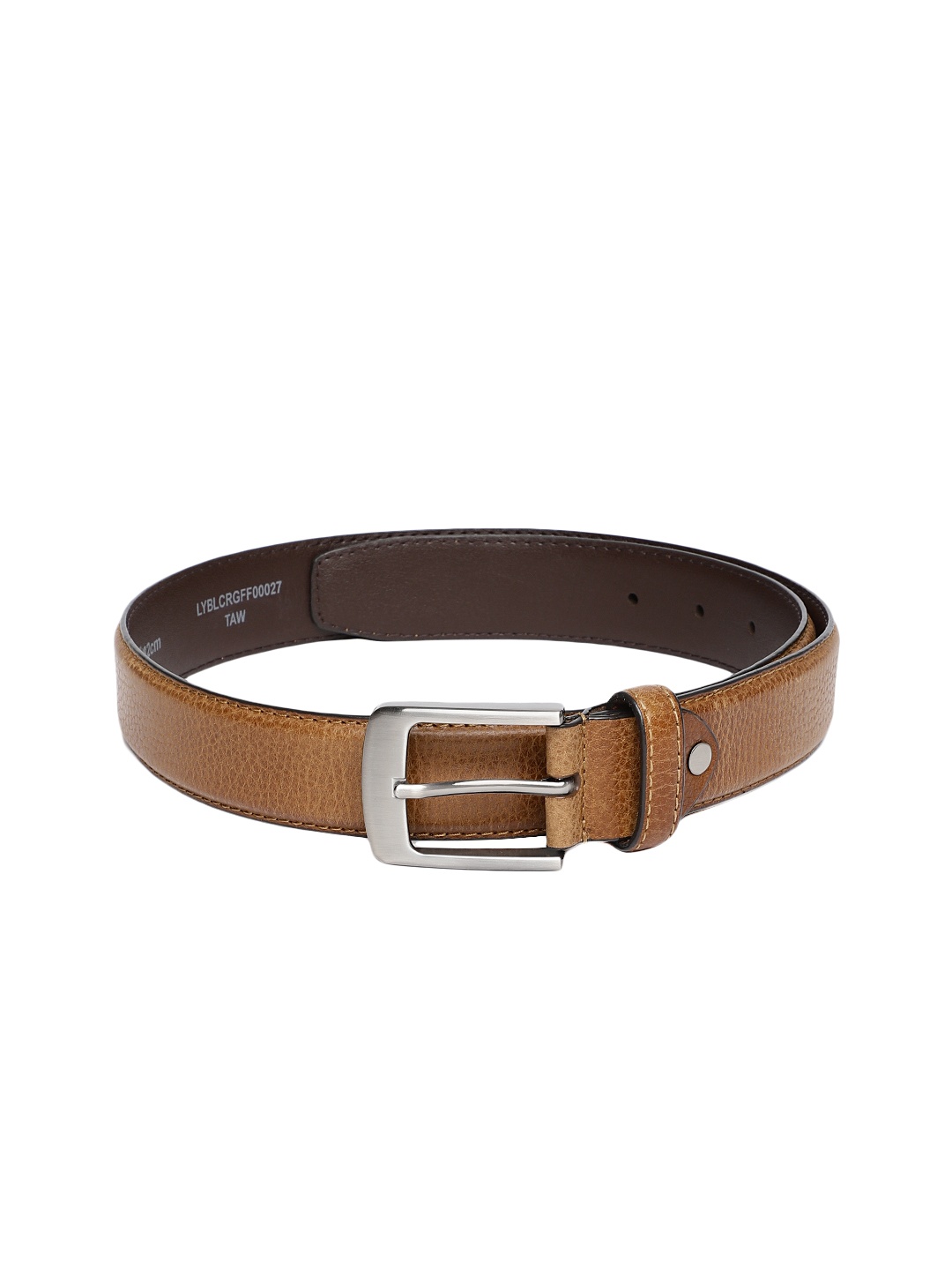 

Louis Philippe Sport Men Brown Solid Leather Belt
