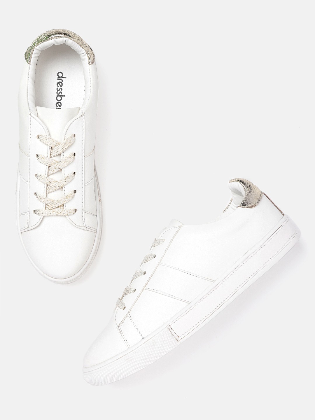 

DressBerry Women White Sneakers