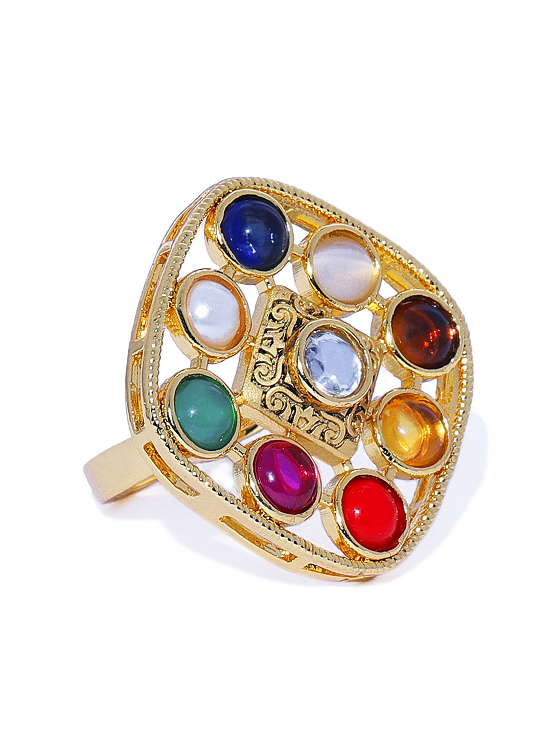 

AccessHer Women Gold-Toned Handcrafted Finger Ring