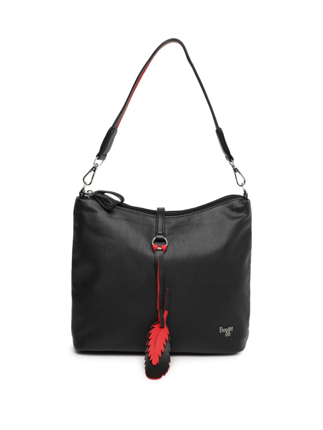 

Baggit Black Solid Shoulder Bag