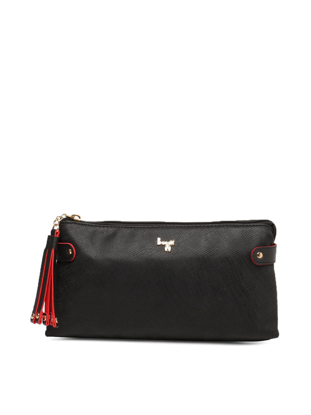 

Baggit Black Solid Purse Clutch