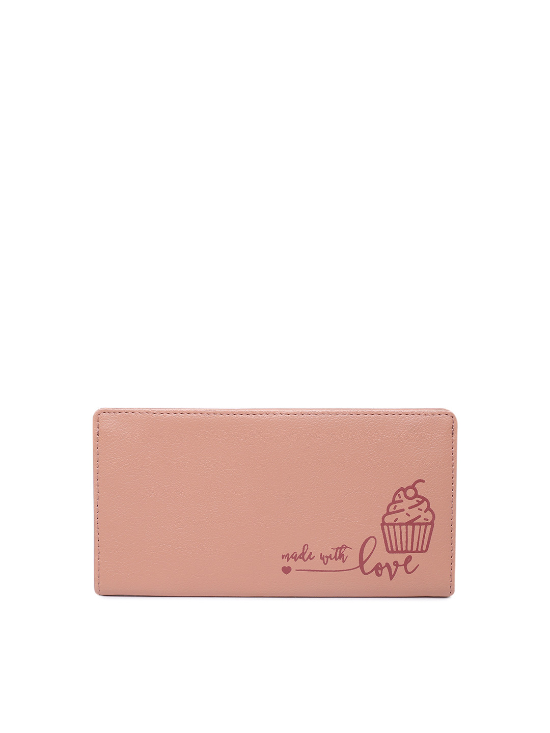

Baggit Women Pink Printed Two Fold Wallet