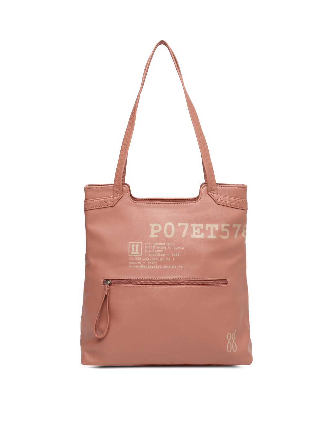 

Baggit Peach Printed Shoulder Bag