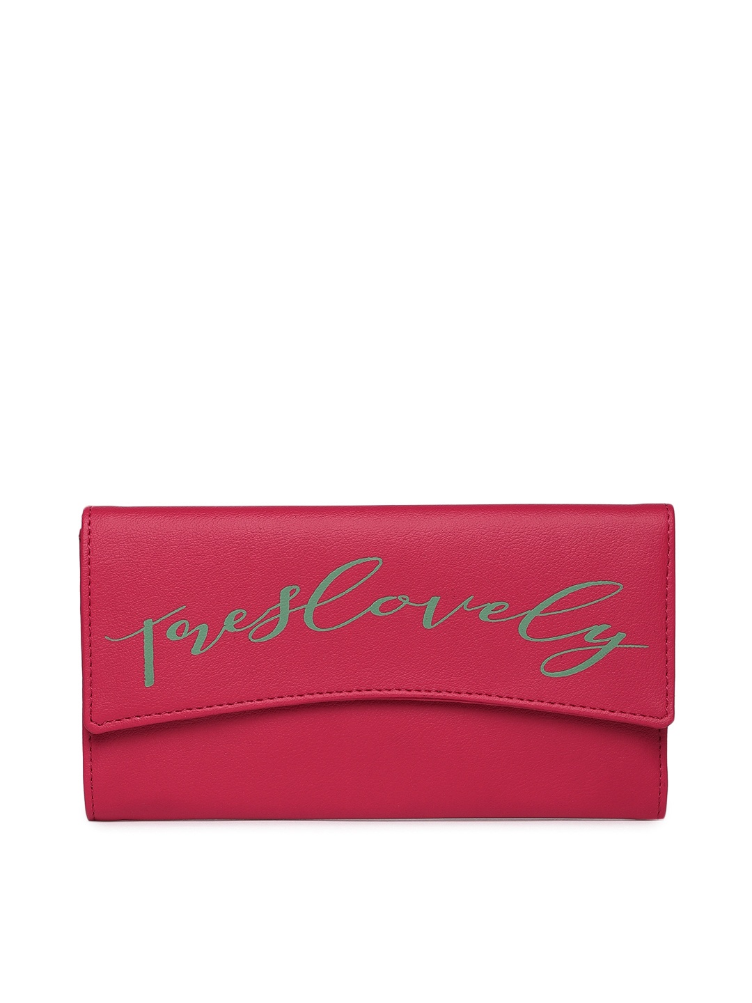 

Baggit Women Pink Printed Three Fold Wallet