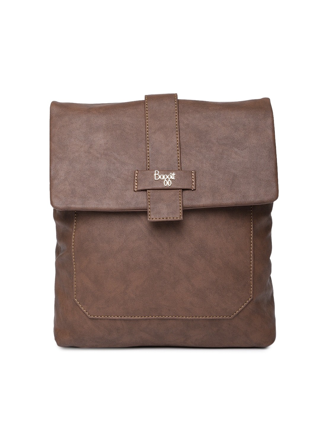 

Baggit Women Brown Solid Backpack