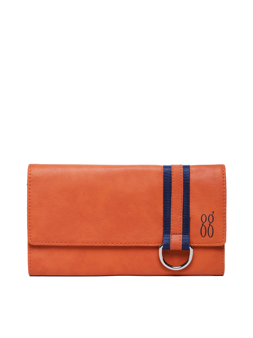 

Baggit Women Orange Solid Three Fold Wallet