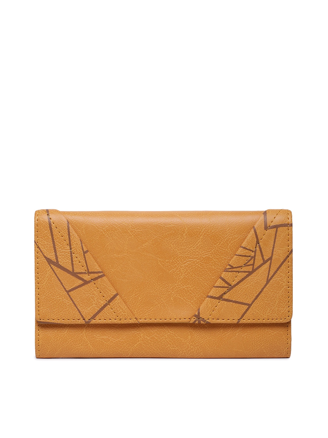 

Baggit Women Yellow Printed Two Fold Wallet