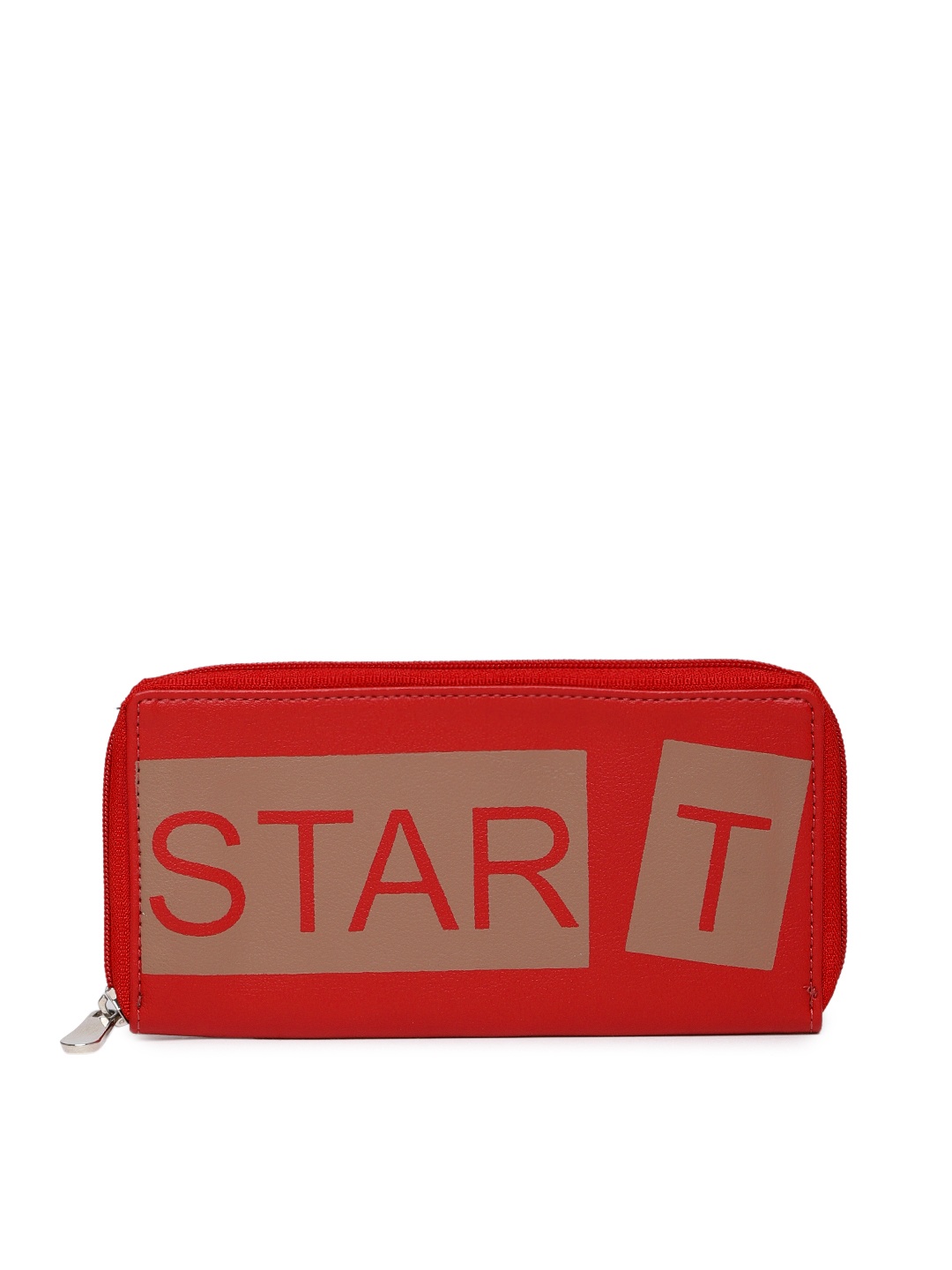 

Baggit Women Red Printed Zip Around Wallet