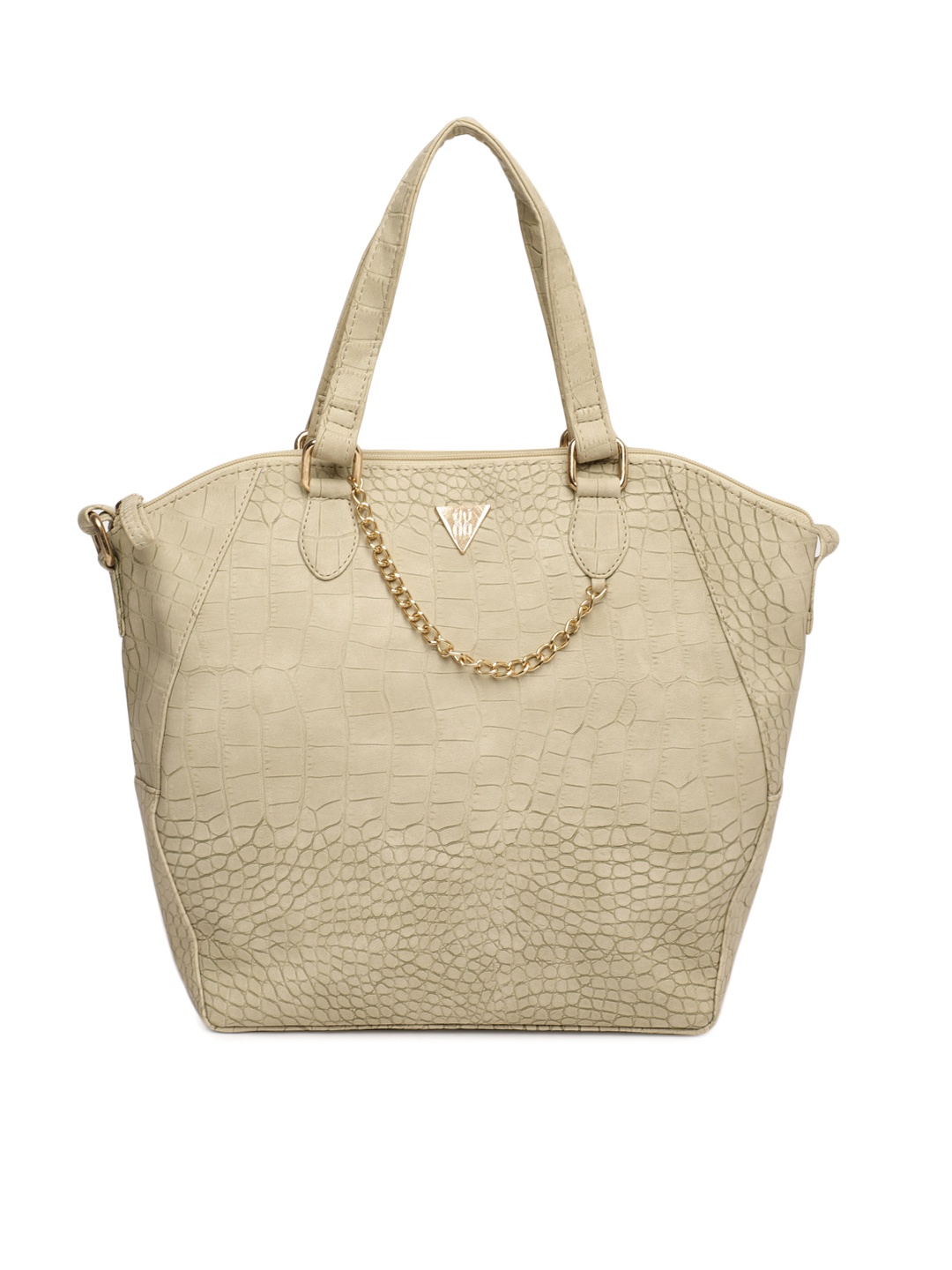 

Baggit Beige Textured Handheld Bag