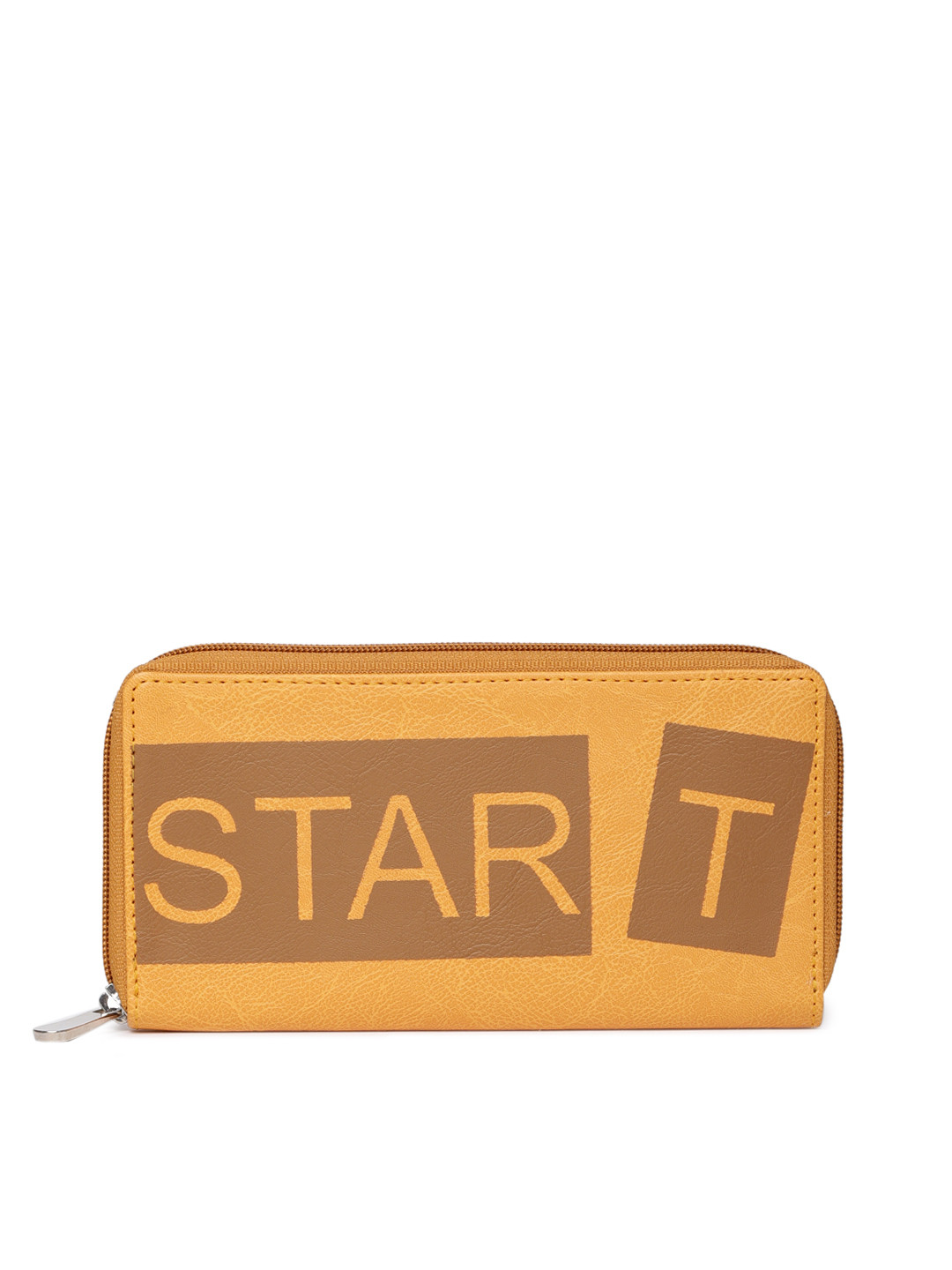 

Baggit Women Yellow Printed Zip Around Wallet