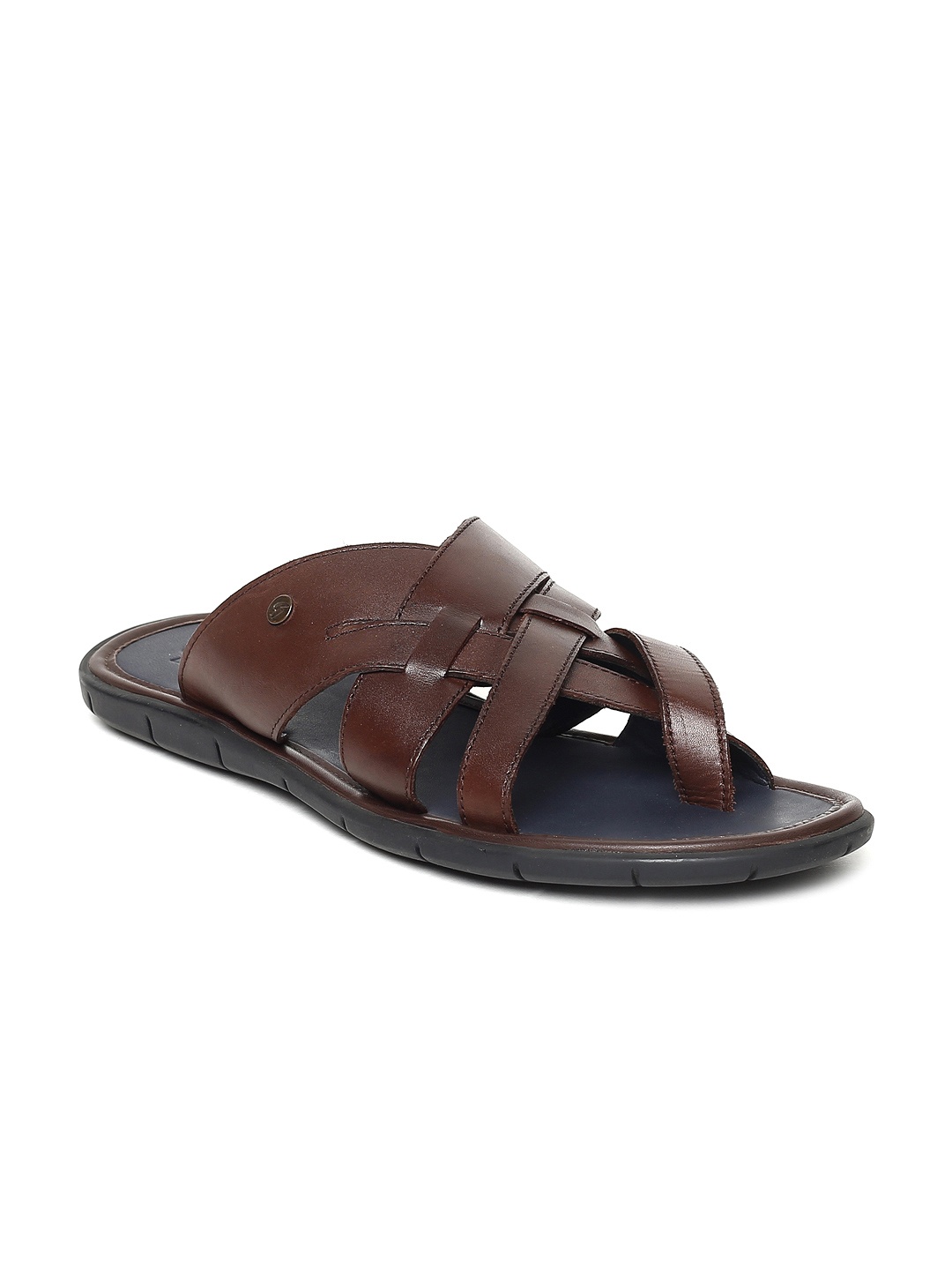 

GABICCI Men Brown Leather Sandals