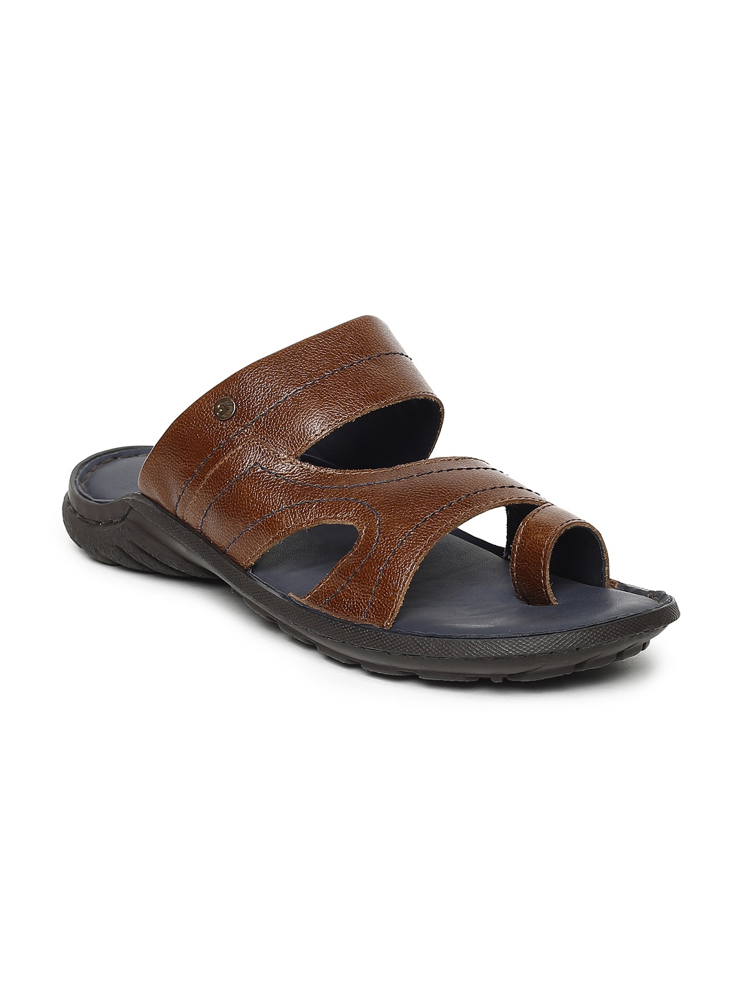 

GABICCI Men Brown Leather Sandals