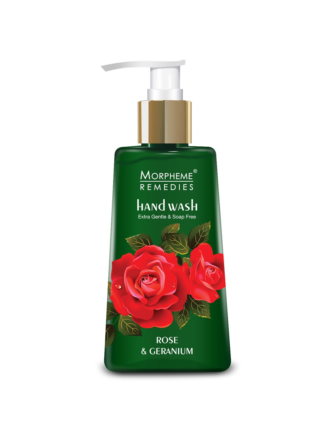 

Morpheme Remedies Rose & Geranium, Anti Bacterial Handwash 250 ml, Nude