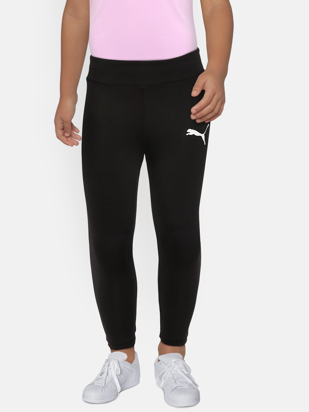 

Puma Girls Black Solid Active Leggings