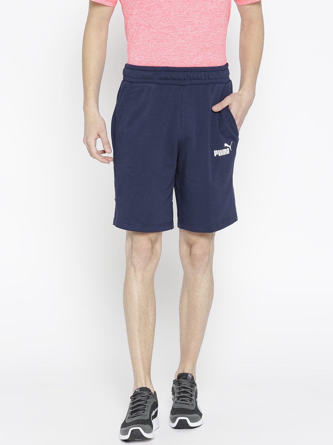 

Puma Men Navy Amplified Shorts 9" TR Sports Shorts, Navy blue