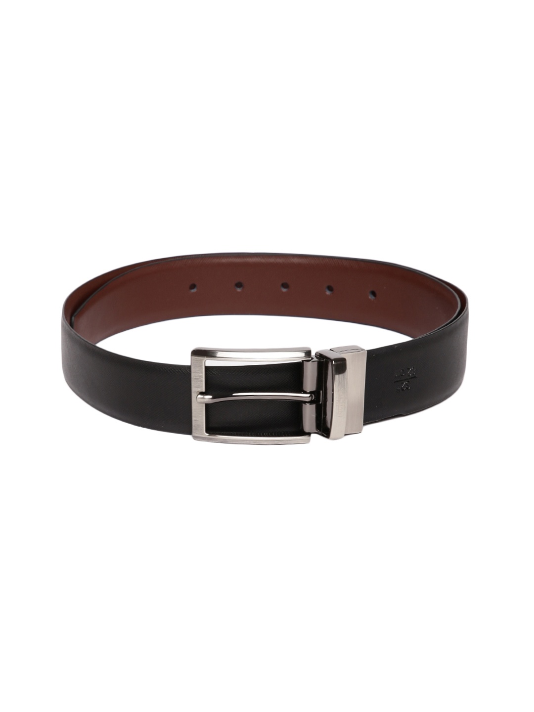 

INVICTUS Men Black & Brown Solid Reversible Leather Belt