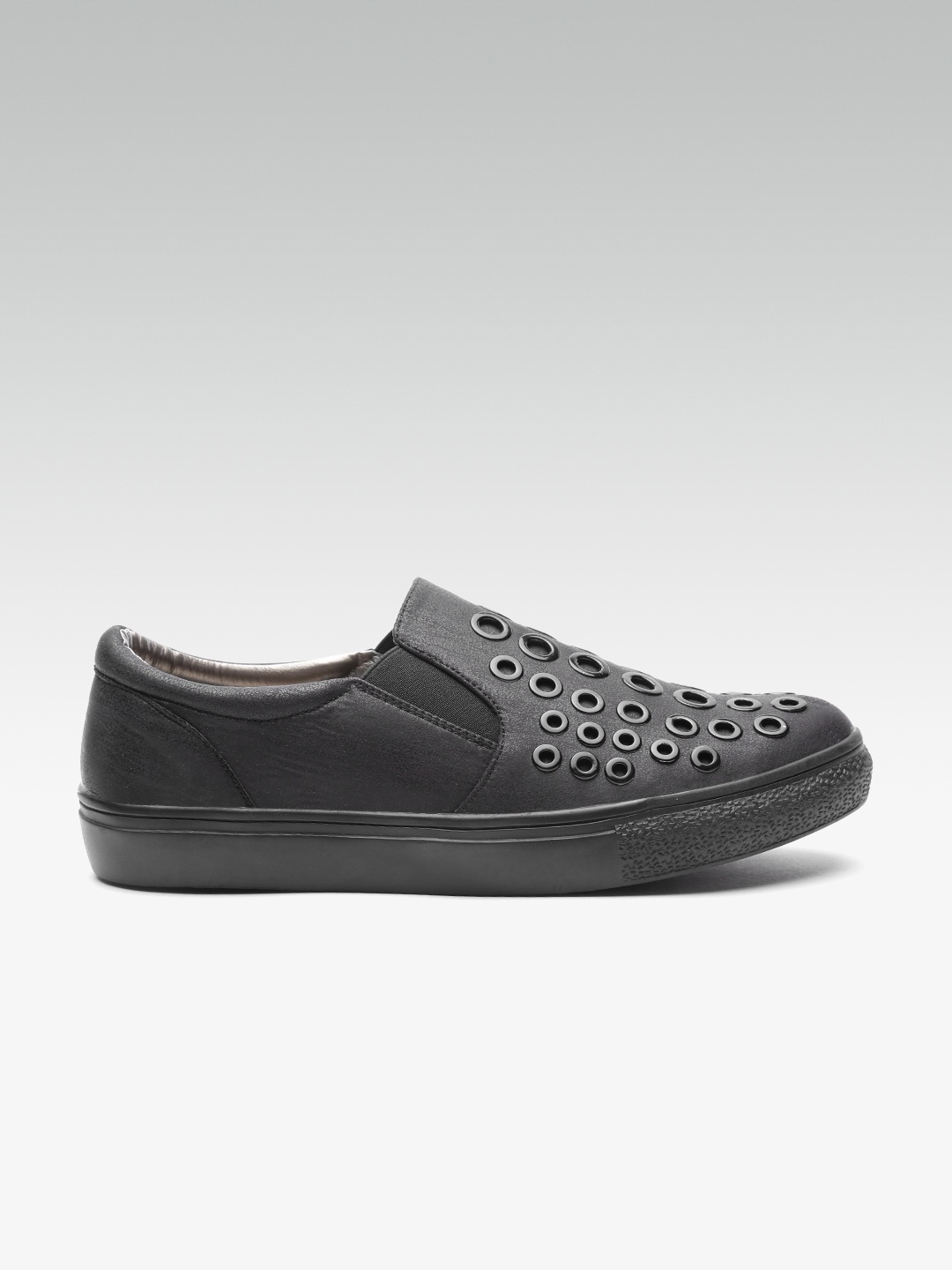 

Carlton London Women Black Slip-Ons