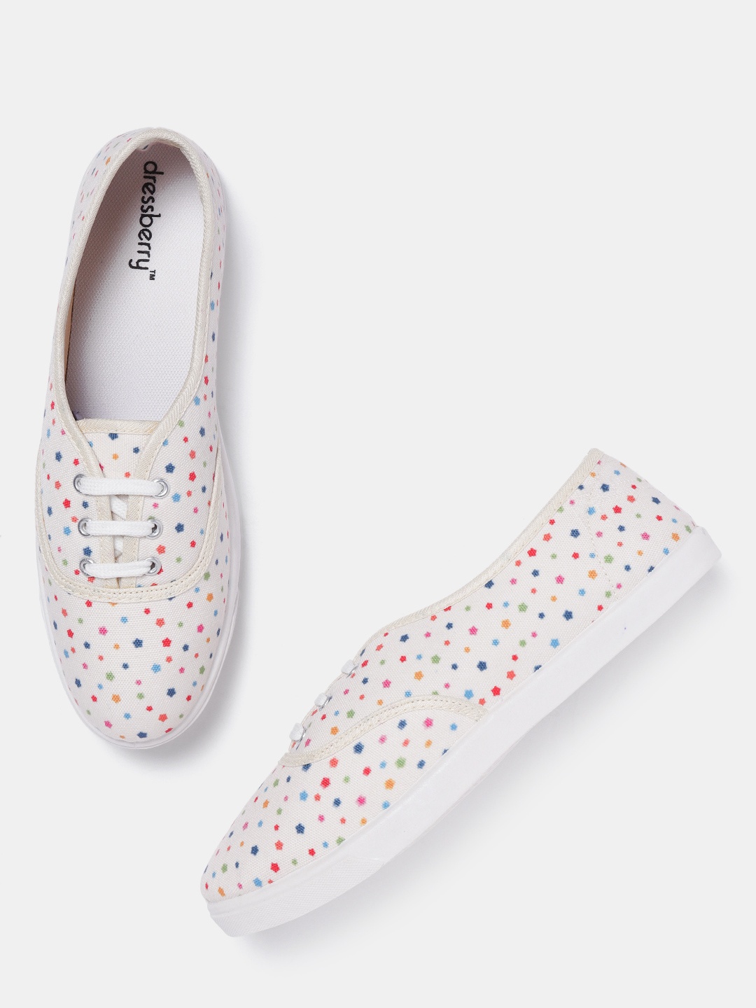 

DressBerry Women Multi-Coloured Printed Sneakers