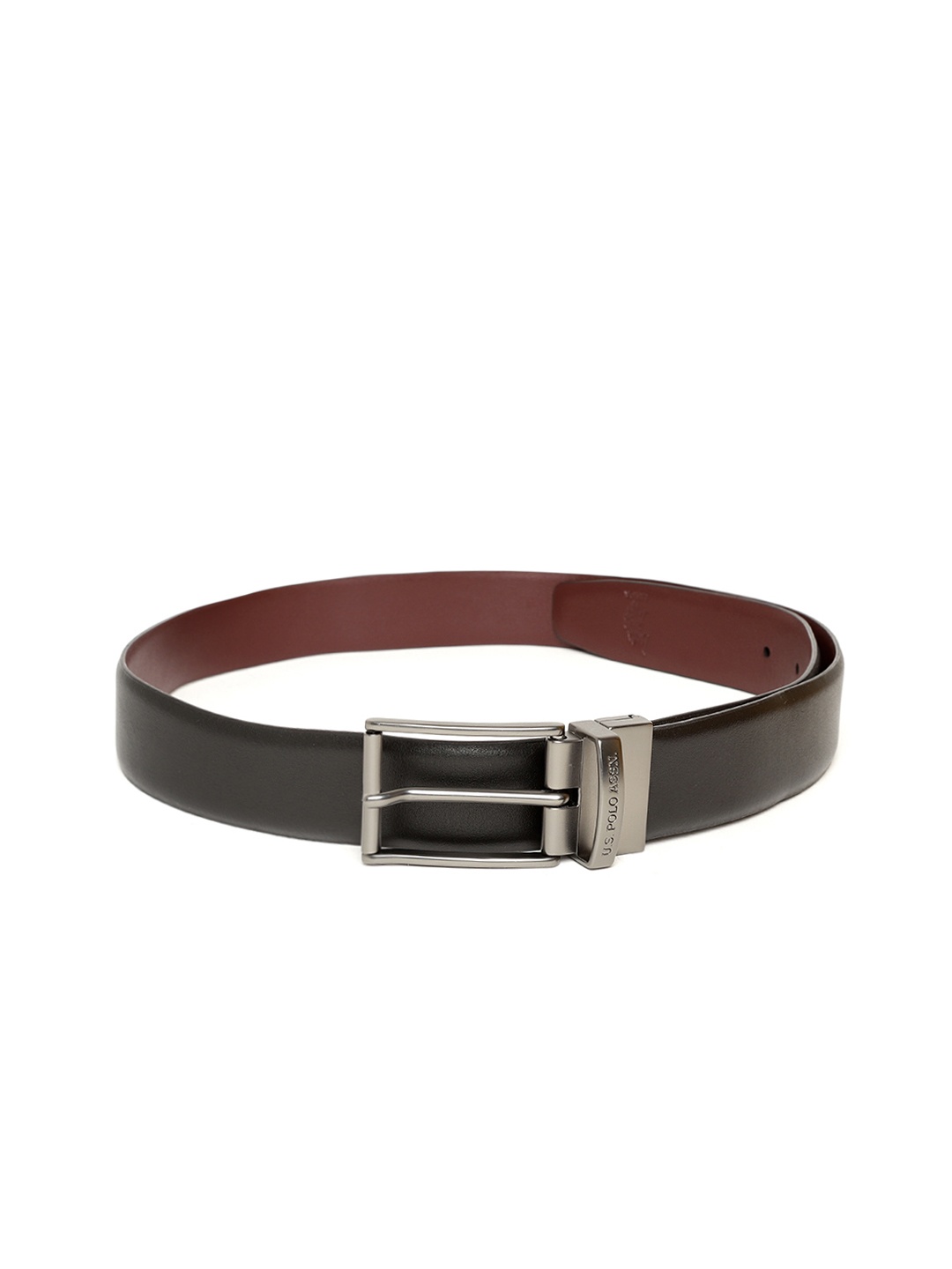 

U.S. Polo Assn. Men Black & Brown Leather Reversible Belt