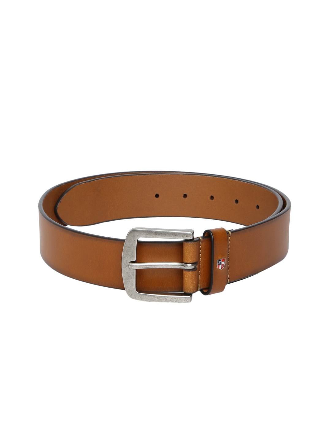 

U.S. Polo Assn. Men Tan Brown Leather Solid Belt