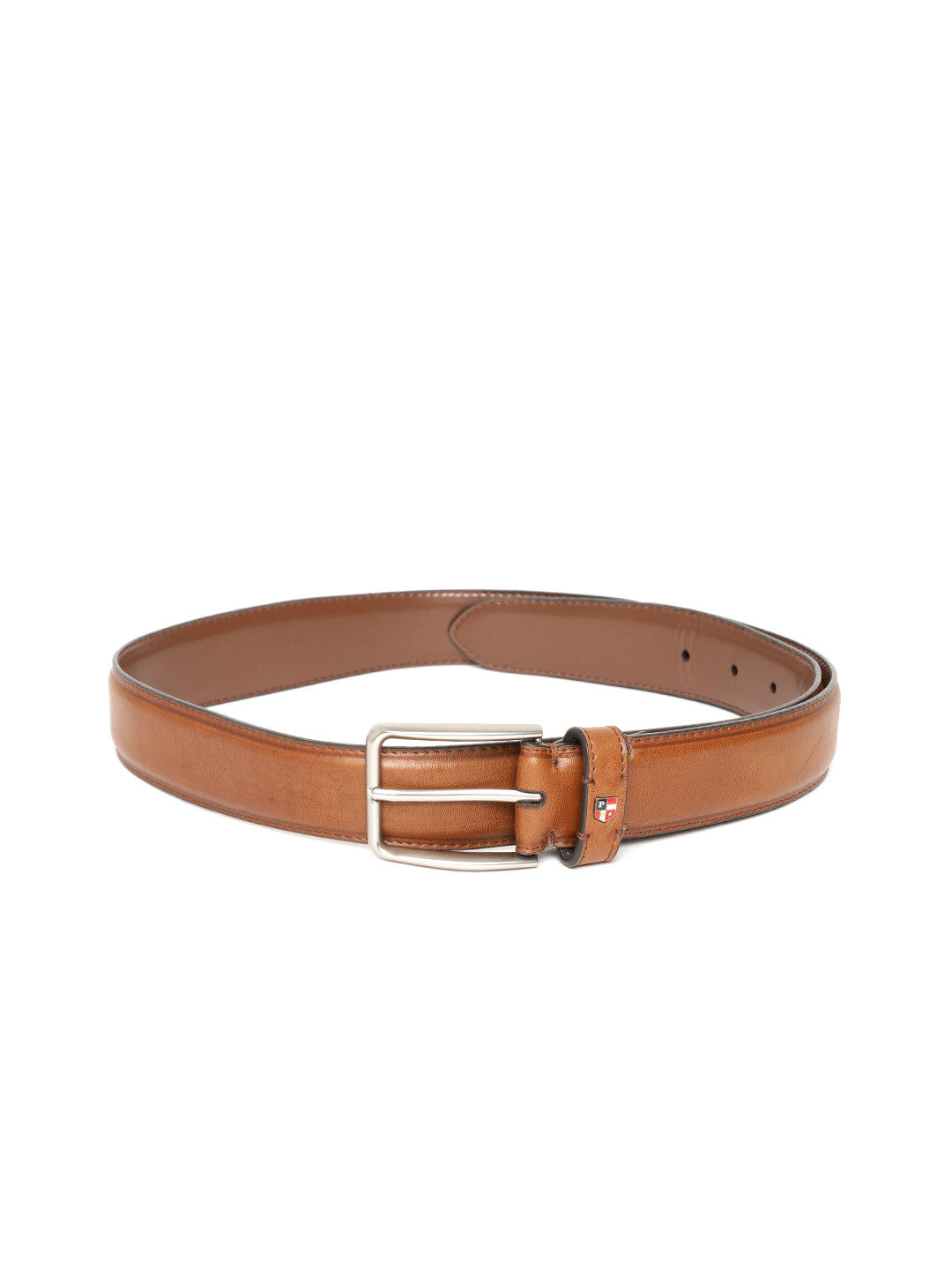 

U.S. Polo Assn. Men Tan Brown Solid Leather Belt