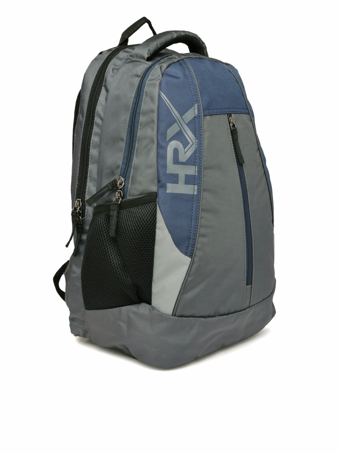 

HRX by Hrithik Roshan Men Grey & Navy Backpack