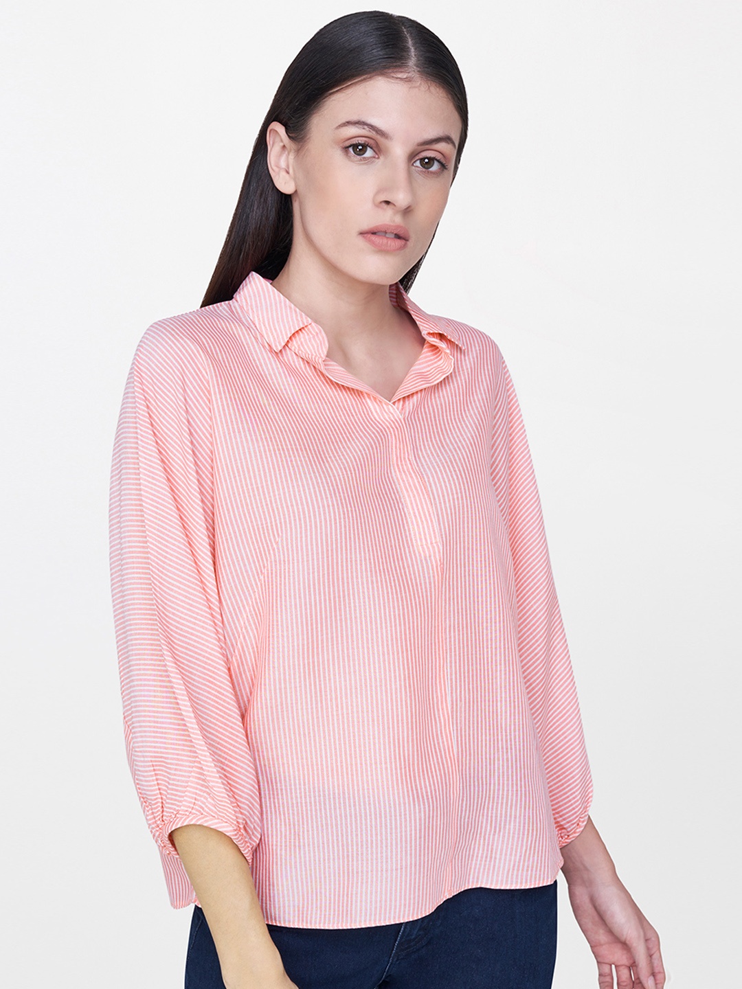 

AND Women Pink Printed Top