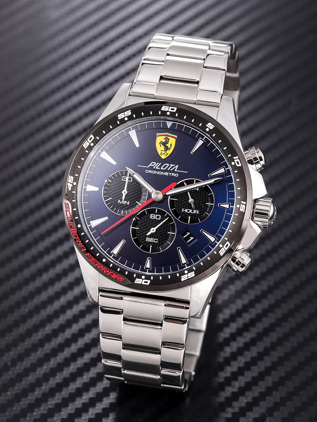 

SCUDERIA FERRARI Men Navy Blue Analogue Watch 830598