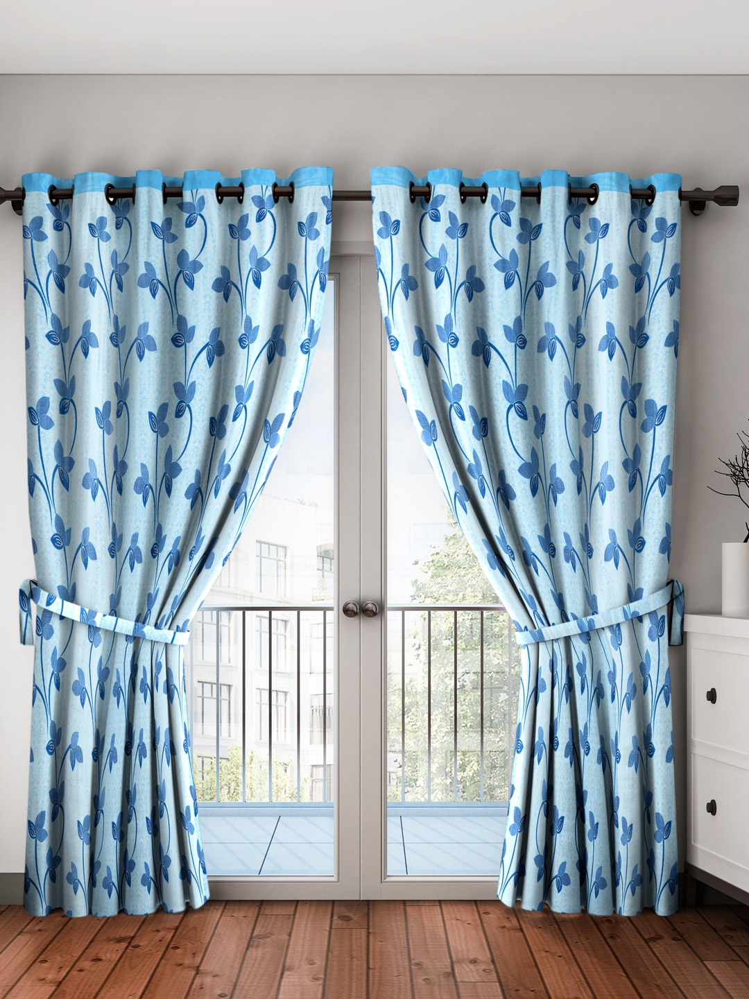 

Cortina Blue Long Door Curtains