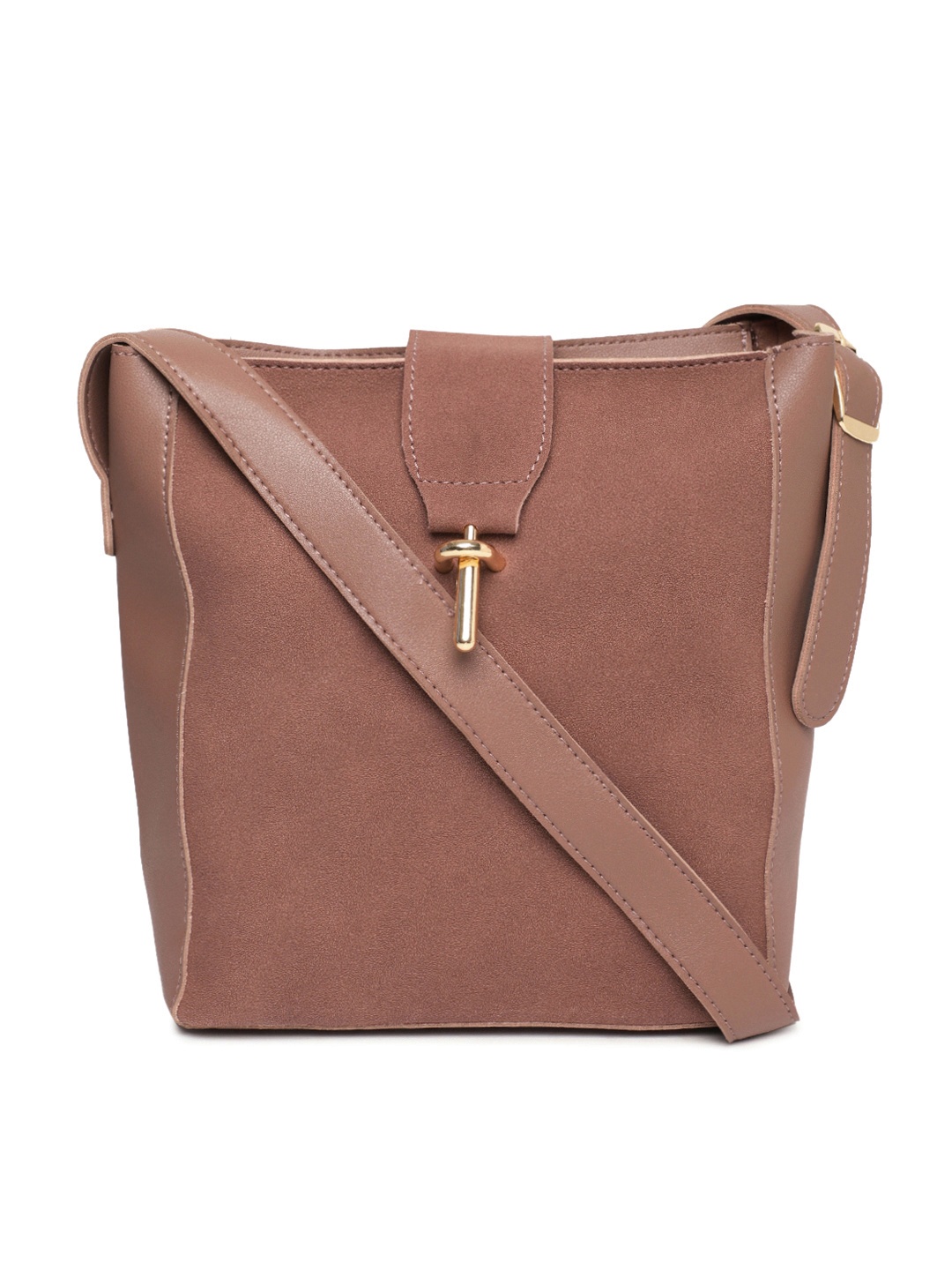 

People Pink Solid Shoulder Bag