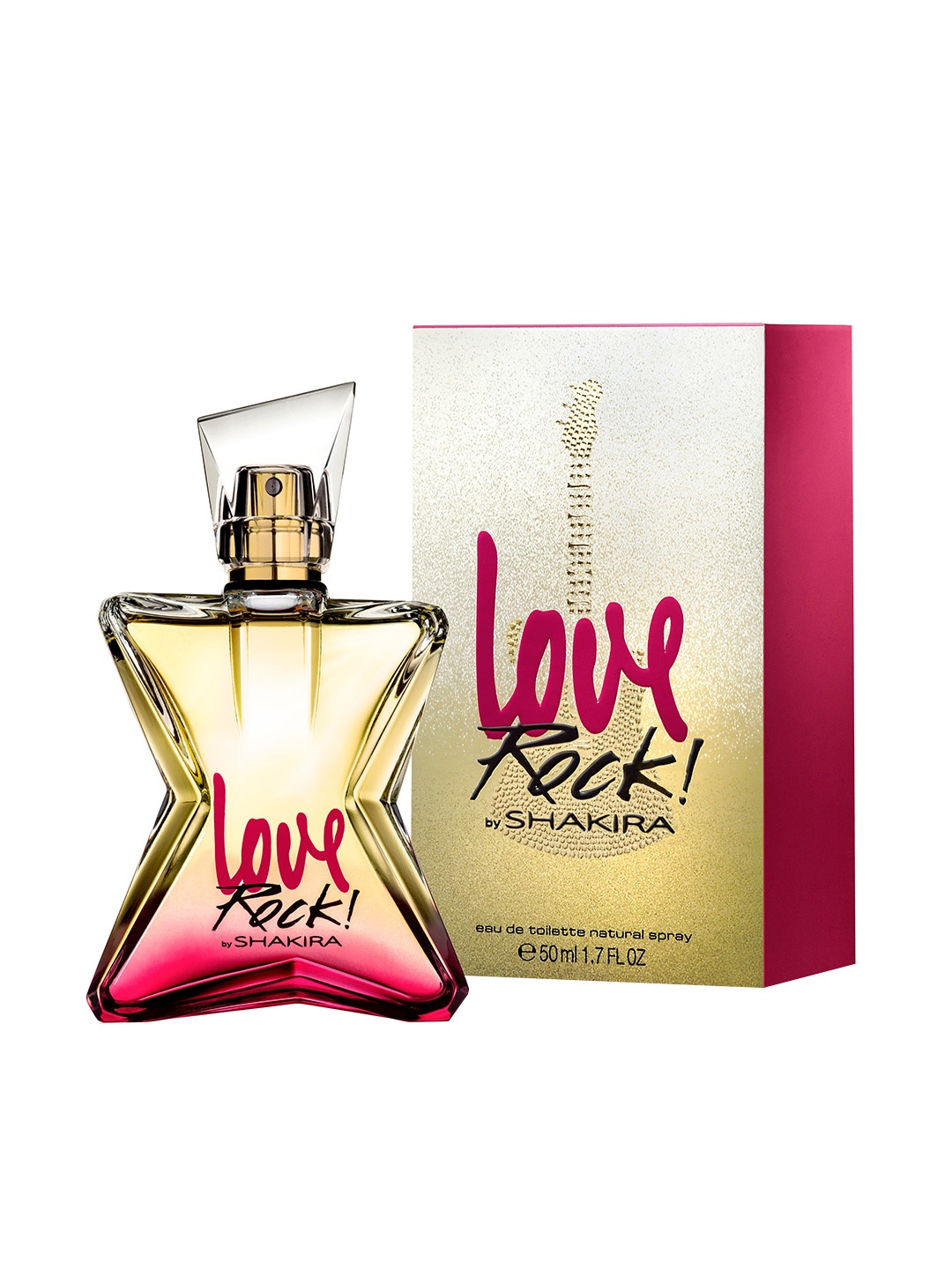 

SHAKIRA Women Love Rock By Eau De Toilette 50 ml, Gold