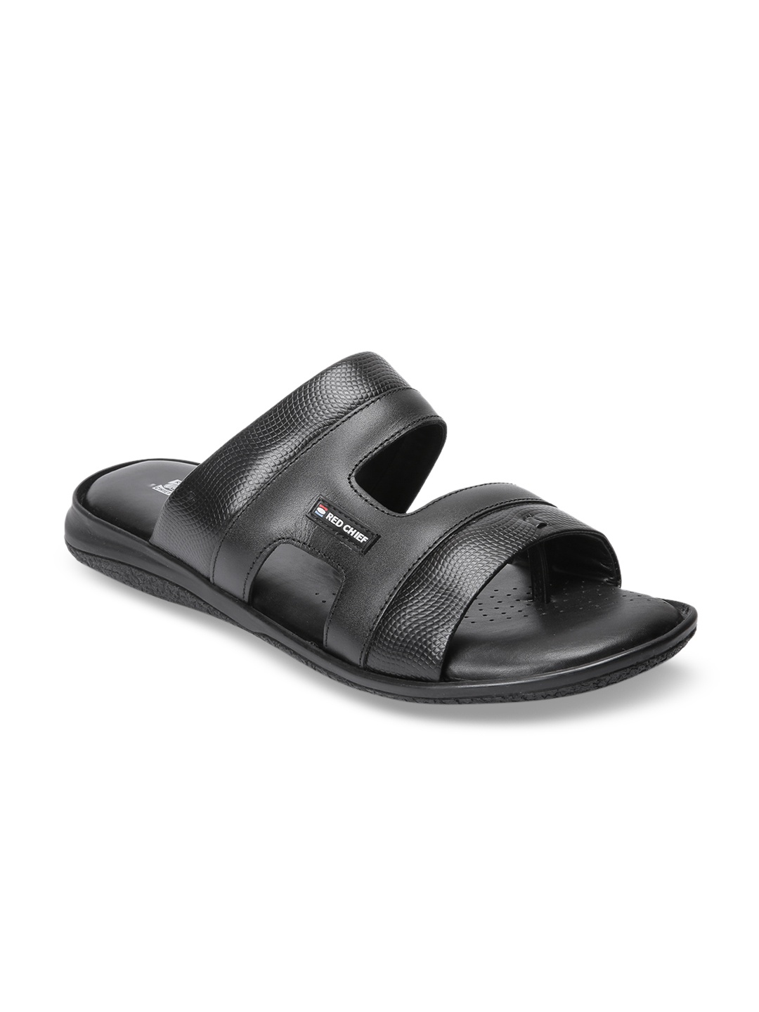 

Red Chief Men Black Sandals