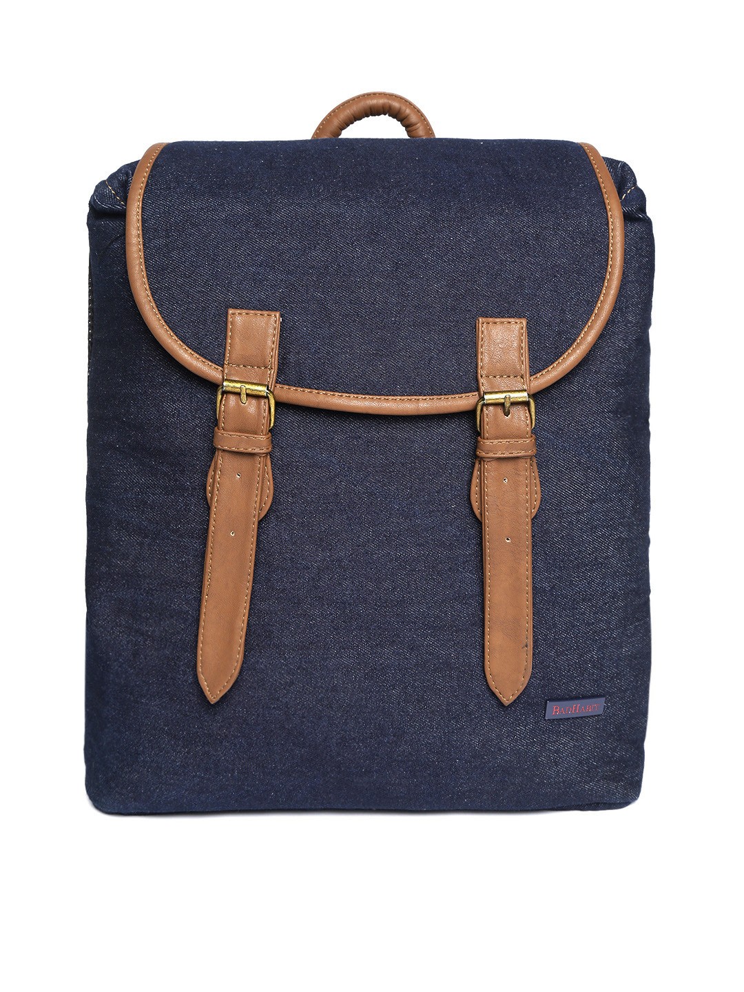 

BAD HABIT Unisex Navy Solid Laptop Backpack, Navy blue