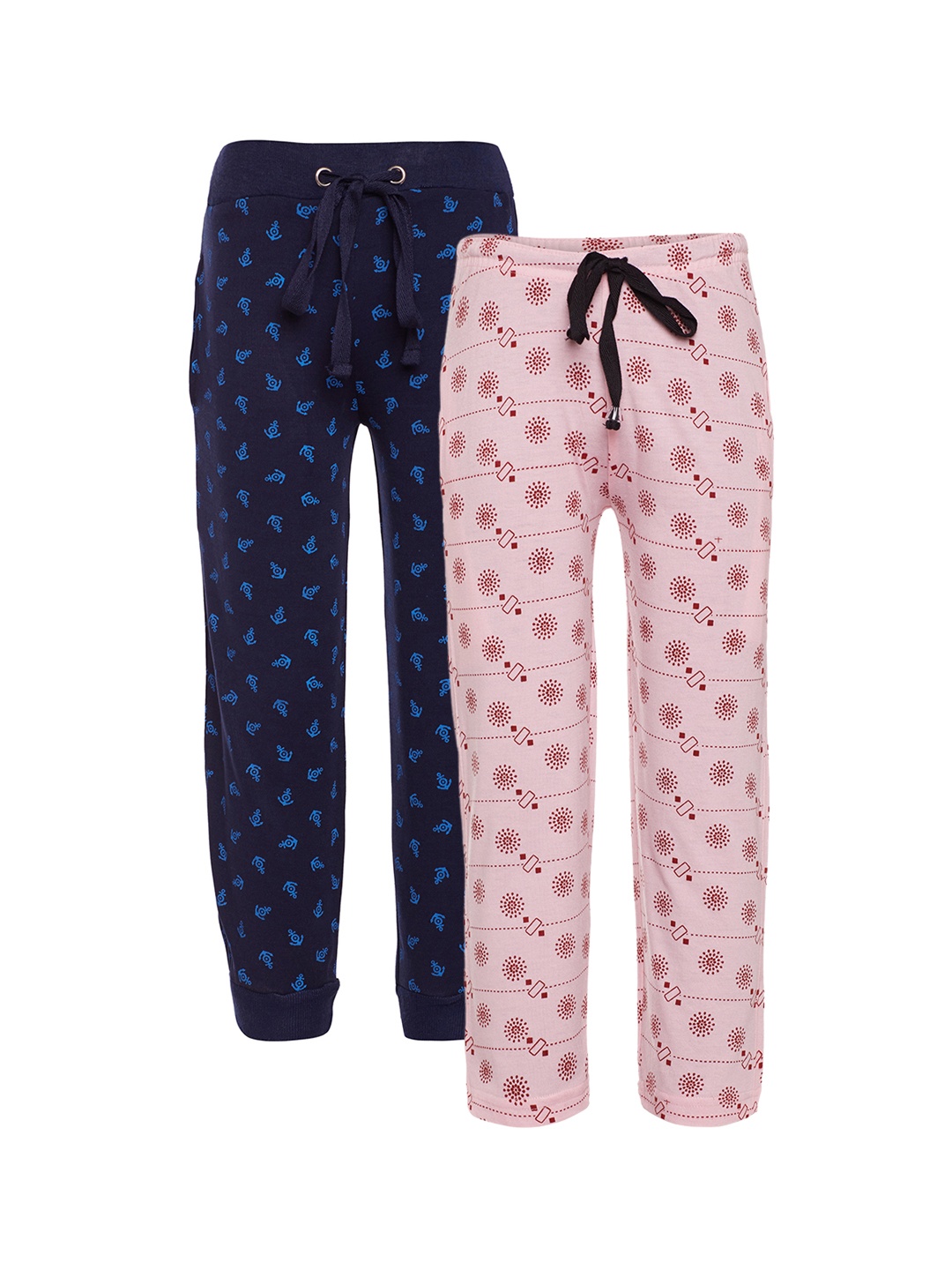 

MACK JONNEY Boys Pack of 2 Slim Fit Track Pants, Pink