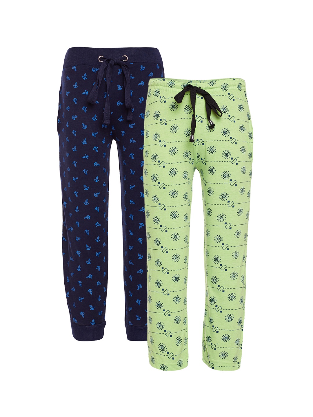 

MACK JONNEY Boys Pack of 2 Slim Fit Track Pants, Green