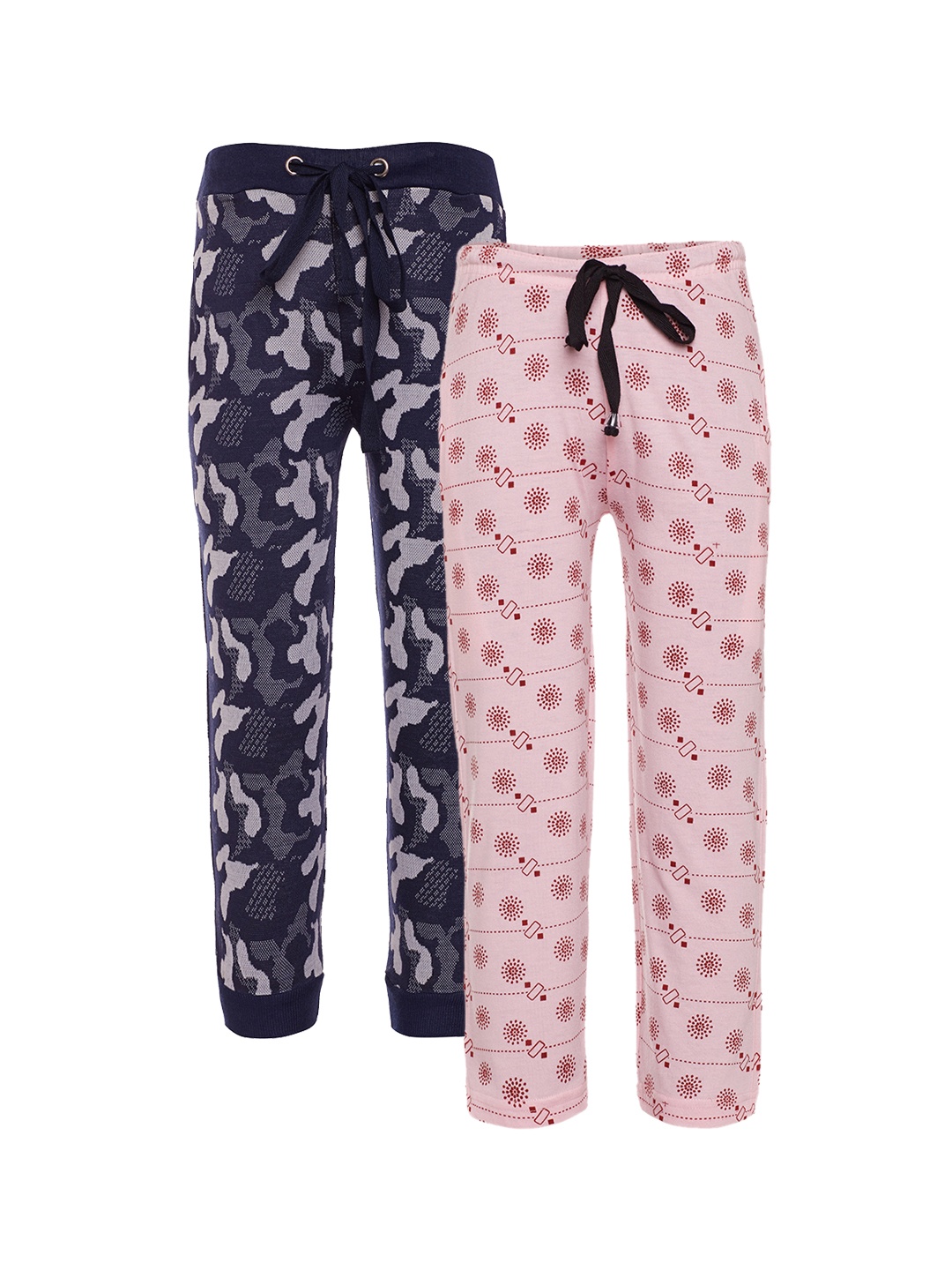 

MACK JONNEY Boys Pack of 2 Slim Fit Track Pants, Pink