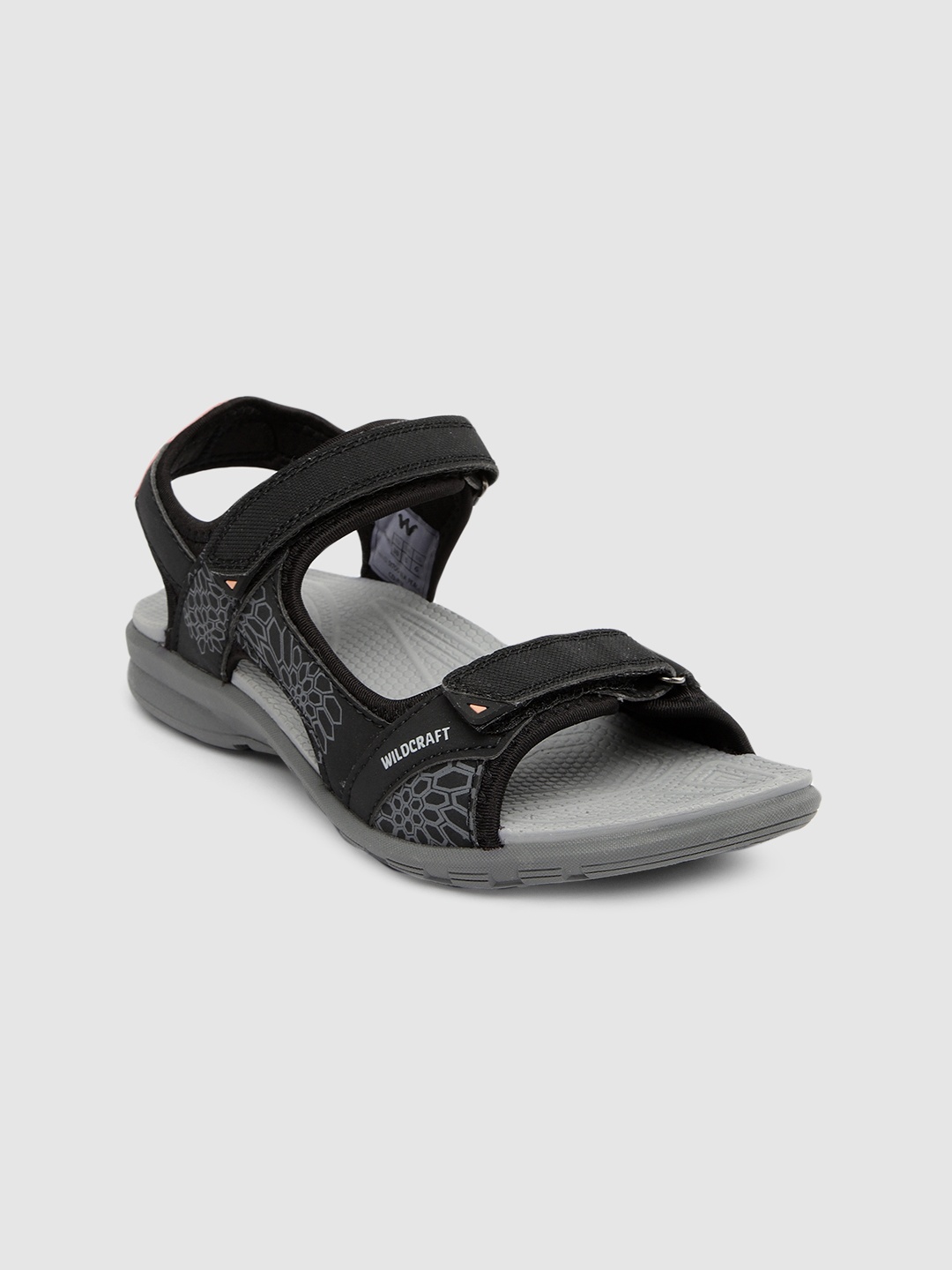 

Wildcraft Women Black Sports Sandals