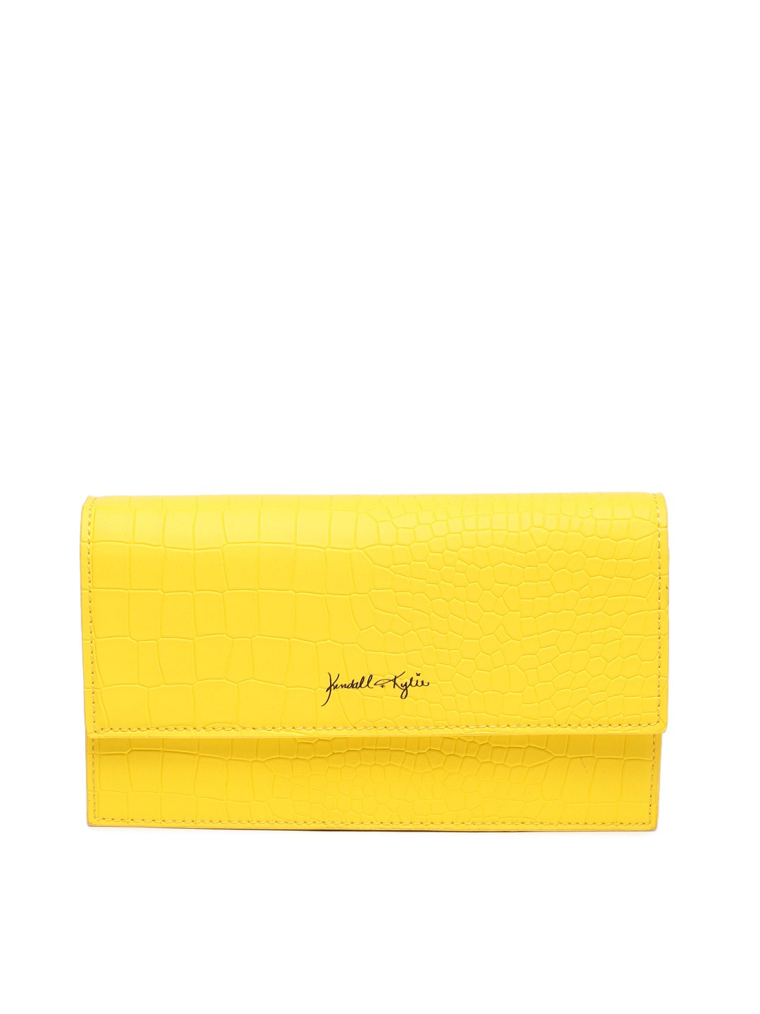 

FOREVER 21 Yellow Textured Clutch