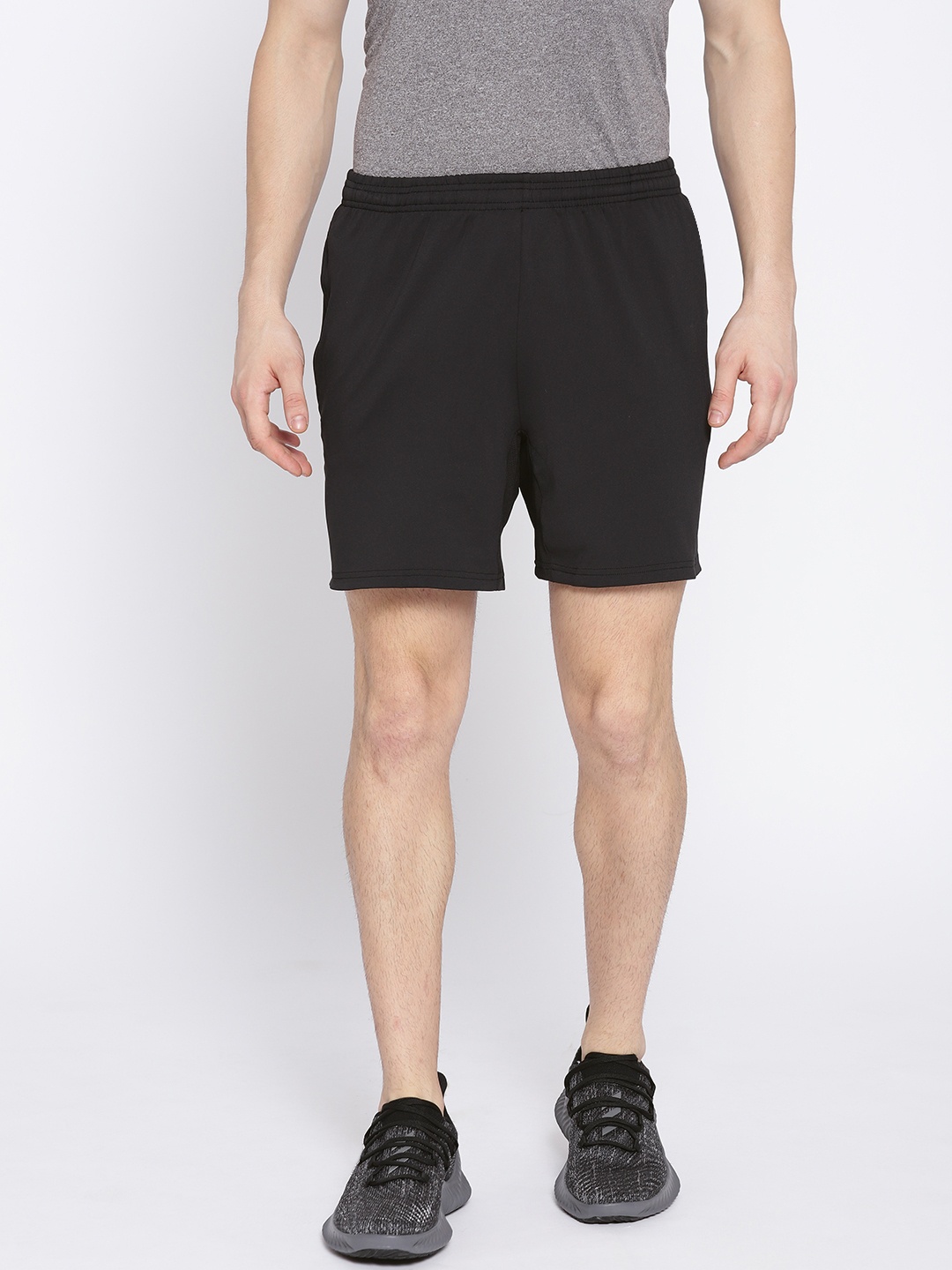 

ADIDAS Men Black Solid Training Shorts