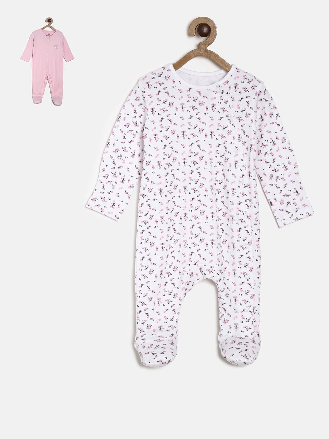 

MINI KLUB Girls Pack Of 2 Sleepsuits, Multi