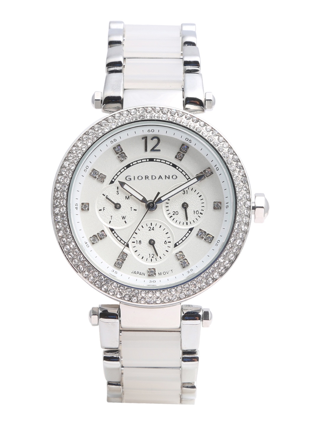 

GIORDANO Women Silver-Toned Analogue Watch 2960-11