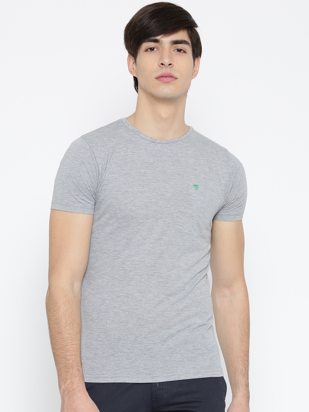 

The Indian Garage Co. Grey Melange T-shirt