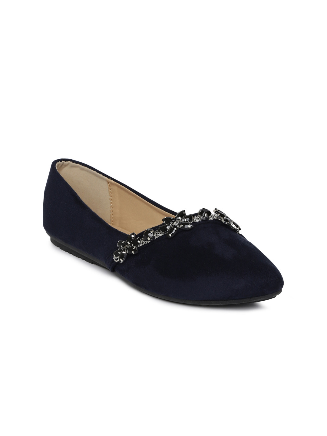 

Van Heusen Women Navy Blue Solid Ballerinas