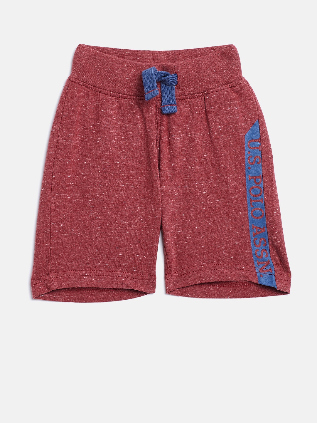 

U.S. Polo Assn. Kids Boys Red Solid Regular Fit Shorts