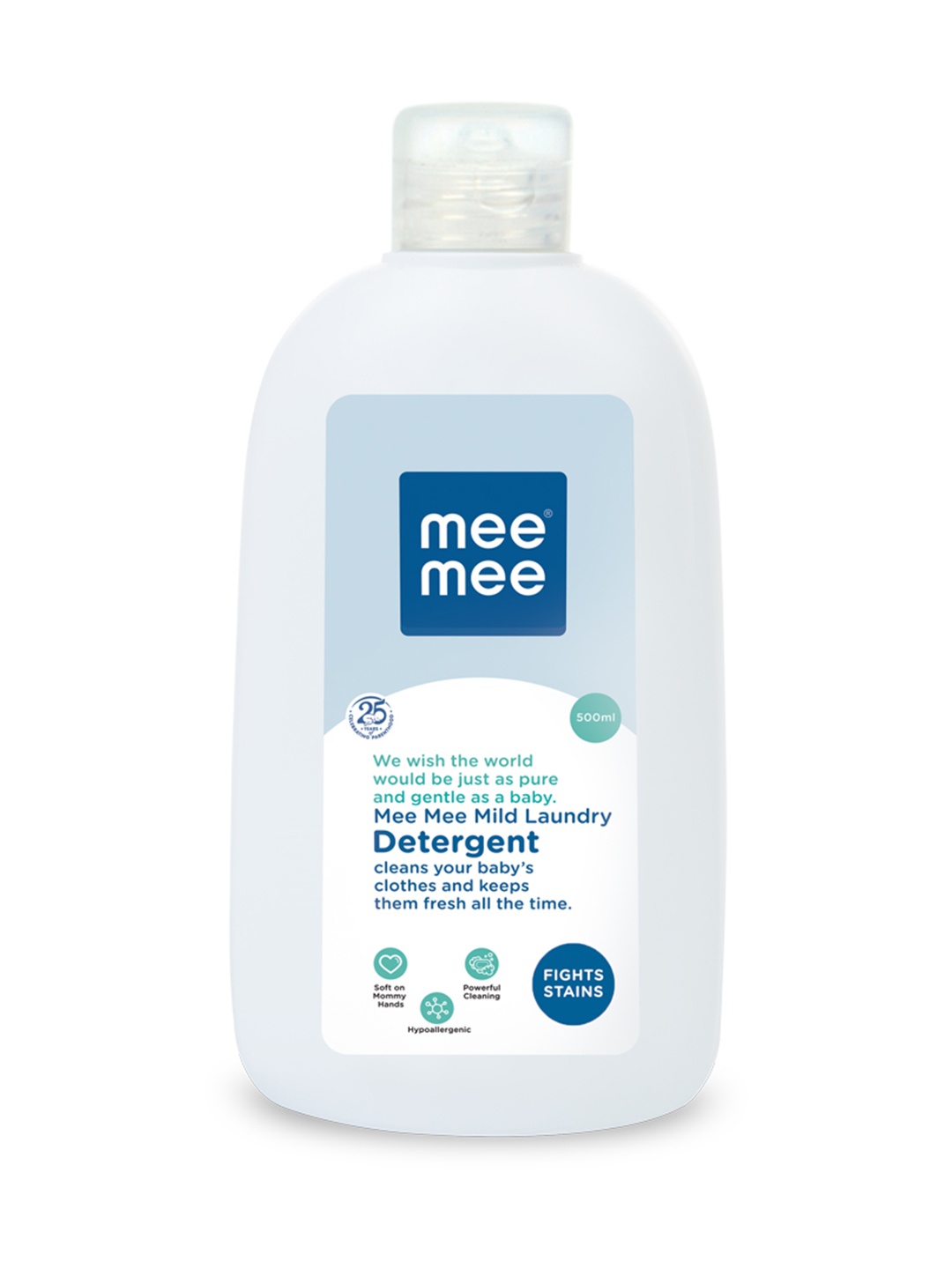 

Mee Mee Mild Baby Liquid Laundry Detergent 500ml, White