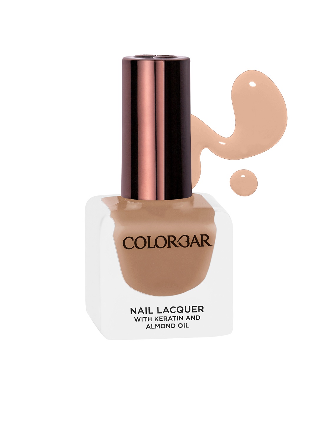 

Colorbar Keratin & Almond Oil Nail Lacquer 12 ml - Buffed Up 555, Brown